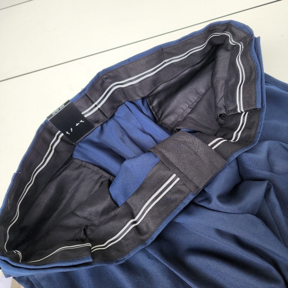 NWT $109 Jos A Bank Traveler Tailored Fit Pants Men 40x32 Navy Blue Performance - Picture 7 of 13